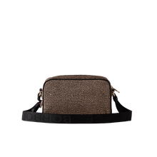 Carica l'immagine nel visualizzatore di Gallery, Borbonese Tracolla Eco Line Small Op/Nat Nero - STANGA Pelletteria