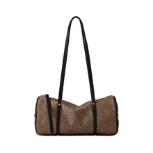 Carica l'immagine nel visualizzatore di Gallery, Borbonese Vis A Vis Bowler Medium Borsa A Spalla Op Natural/ Black - STANGA Pelletteria