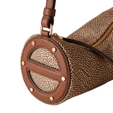 Carica l'immagine nel visualizzatore di Gallery, Borbonese Vis A Vis Bowler Small Borsa A Spalla Beige/Marrone - STANGA Pelletteria