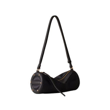 Carica l'immagine nel visualizzatore di Gallery, Borbonese Vis A Vis Bowler Small Borsa A Spalla Dark Black - STANGA Pelletteria