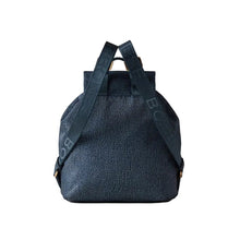Carica l'immagine nel visualizzatore di Gallery, Borbonese Zaino Eco Line Medium Nylon Blu Lapis - STANGA Pelletteria