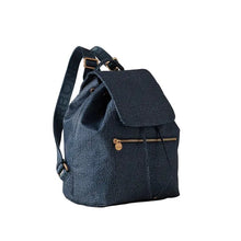 Carica l'immagine nel visualizzatore di Gallery, Borbonese Zaino Eco Line Medium Nylon Blu Lapis - STANGA Pelletteria