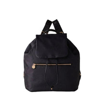 Carica l'immagine nel visualizzatore di Gallery, Borbonese Zaino Eco Line Medium Nylon Dark Black - STANGA Pelletteria