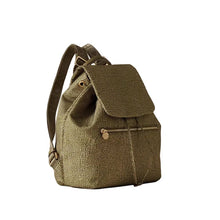Carica l'immagine nel visualizzatore di Gallery, Borbonese Zaino Eco Line Medium Nylon Olive - STANGA Pelletteria