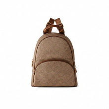 Carica l'immagine nel visualizzatore di Gallery, Borbonese Zaino Medium Beige/Marrone - STANGA Pelletteria