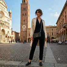 Carica l'immagine nel visualizzatore di Gallery, Borsa a Tracolla La Martina Nera con Dettaglio Staffa (Borsa di seconda mano) - STANGA Pelletteria