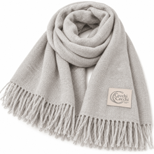 Carica l'immagine nel visualizzatore di Gallery, Cecchi e Cecchi Sciarpa in Puro Cashmere Abella Elegante Con Frange Perla - STANGA Pelletteria