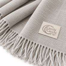 Carica l'immagine nel visualizzatore di Gallery, Cecchi e Cecchi Sciarpa in Puro Cashmere Abella Elegante Con Frange Perla - STANGA Pelletteria