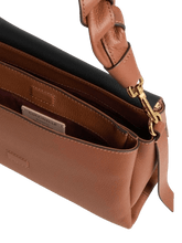 Carica l'immagine nel visualizzatore di Gallery, Coccinelle Boheme Double Small Cognac/Noir - STANGA Pelletteria