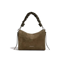 Carica l'immagine nel visualizzatore di Gallery, Coccinelle Boheme Suede Bimaterial Small Fango/Fango - STANGA Pelletteria