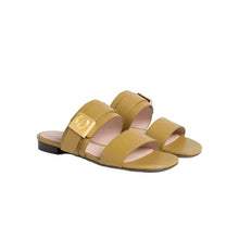 Carica l'immagine nel visualizzatore di Gallery, Coccinelle C - Me Lock Cow Flat Sandal Seagrass - STANGA Pelletteria