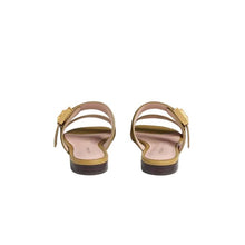 Carica l'immagine nel visualizzatore di Gallery, Coccinelle C - Me Lock Cow Flat Sandal Seagrass - STANGA Pelletteria