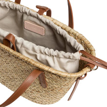Carica l'immagine nel visualizzatore di Gallery, Coccinelle C - Me Summer Small Straw Natural/Cognac - STANGA Pelletteria