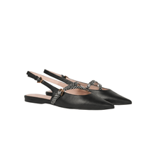 Carica l'immagine nel visualizzatore di Gallery, Coccinelle Ginko Ela Slingback Noir - STANGA Pelletteria