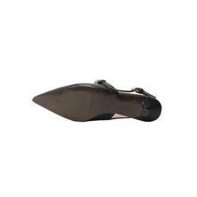 Carica l'immagine nel visualizzatore di Gallery, Coccinelle Ginko Smooth Slingback Noir - STANGA Pelletteria