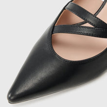 Carica l'immagine nel visualizzatore di Gallery, Coccinelle Ginko Smooth Slingback Noir - STANGA Pelletteria