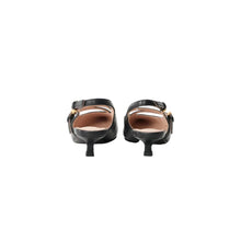 Carica l'immagine nel visualizzatore di Gallery, Coccinelle Ginko Smooth Slingback Noir - STANGA Pelletteria