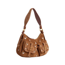 Carica l'immagine nel visualizzatore di Gallery, Coccinelle Mavery Pocket Suede Small Cognac - STANGA Pelletteria