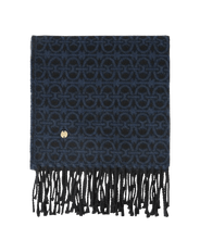 Carica l'immagine nel visualizzatore di Gallery, Coccinelle Monogram Sciarpa Multi Blu Denim - STANGA Pelletteria