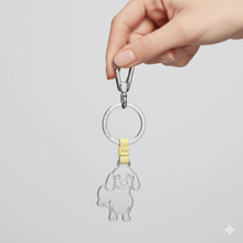 Carica l'immagine nel visualizzatore di Gallery, Coccinelle Portachiavi Cane Lime Wash - STANGA Pelletteria