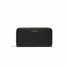 Carica l'immagine nel visualizzatore di Gallery, Coccinelle Portafoglio Zip Around Metallic Soft Noir - STANGA Pelletteria