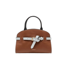 Carica l'immagine nel visualizzatore di Gallery, Coccinelle Sabine Small Tricolor Cognac/Noir/Snow - STANGA Pelletteria