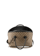 Carica l'immagine nel visualizzatore di Gallery, Gherardini Bowling Grande In Millerighe Moka - STANGA Pelletteria