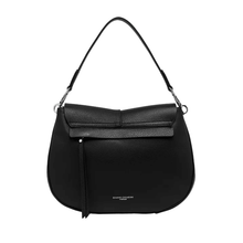 Carica l'immagine nel visualizzatore di Gallery, Gianni Chiarini Helena Round Media Nero - STANGA Pelletteria