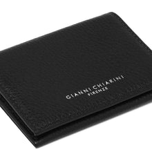 Carica l'immagine nel visualizzatore di Gallery, Gianni Chiarini Portafoglio Grain Mini Nero - STANGA Pelletteria