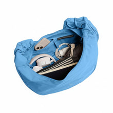 Carica l'immagine nel visualizzatore di Gallery, Got Bag Moon Bag Ruffle Aqua - STANGA Pelletteria