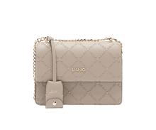 Carica l'immagine nel visualizzatore di Gallery, Liu Jo Borsa A Tracolla Con Logo Desert Taupe - STANGA Pelletteria
