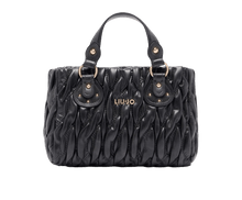 Carica l'immagine nel visualizzatore di Gallery, Liu Jo Borsa Piccola Matelassé Nero - STANGA Pelletteria