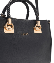 Carica l'immagine nel visualizzatore di Gallery, Liu Jo Borsa Satchel Media Nera - STANGA Pelletteria