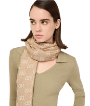 Carica l'immagine nel visualizzatore di Gallery, Liu Jo Stola Jaquard Monogram Avena - STANGA Pelletteria