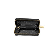 Carica l'immagine nel visualizzatore di Gallery, Michael Kors Portacarte Zip - Around Jet Set Piccolo Nero - STANGA Pelletteria