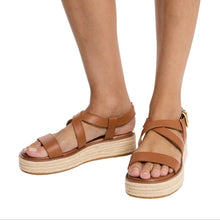 Carica l'immagine nel visualizzatore di Gallery, Michael Kors Sandalo Lynn Espadrille Luggage - STANGA Pelletteria