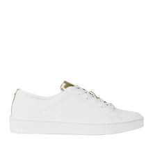 Carica l'immagine nel visualizzatore di Gallery, Michael Kors Sneaker Keaton Lace Up White/Pale Gold - STANGA Pelletteria