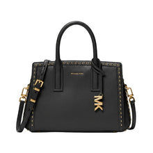 Carica l'immagine nel visualizzatore di Gallery, Micheal Kors Borsa A Mano Laila Black Con Borchie - STANGA Pelletteria