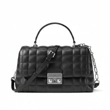 Carica l'immagine nel visualizzatore di Gallery, Micheal Kors Borsa A Tracolla Tribeca Media Trapuntata Black - STANGA Pelletteria