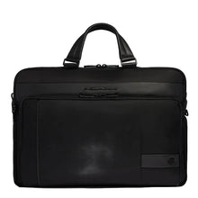 Carica l'immagine nel visualizzatore di Gallery, Piquadro Borsa Da Lavoro Porta Pc 15.6" Nero - STANGA Pelletteria