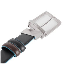 Carica l'immagine nel visualizzatore di Gallery, Piquadro Cintura Uomo Reversibile Nera/Mogano B2 - STANGA Pelletteria