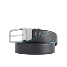 Carica l'immagine nel visualizzatore di Gallery, Piquadro Cintura Uomo Reversibile Nera/Mogano B2 - STANGA Pelletteria