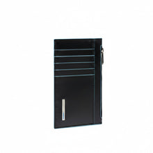 Carica l'immagine nel visualizzatore di Gallery, Piquadro Portacarte Sottile Con Portamonete Blue Square Nero - STANGA Pelletteria