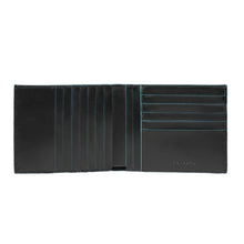 Carica l'immagine nel visualizzatore di Gallery, Piquadro Portafoglio Porta Carte Con RFID Blue Square Nero - STANGA Pelletteria