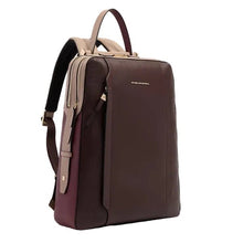 Carica l'immagine nel visualizzatore di Gallery, Piquadro Zaino Donna Porta Pc 15,6" Bordeaux/Rosa - STANGA Pelletteria