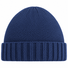 Carica l'immagine nel visualizzatore di Gallery, Riviera Berretto In Cashmere Cupola Rasata Blu Melange - STANGA Pelletteria
