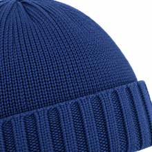 Carica l'immagine nel visualizzatore di Gallery, Riviera Berretto In Cashmere Cupola Rasata Blu Melange - STANGA Pelletteria