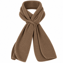 Carica l'immagine nel visualizzatore di Gallery, Riviera Collo In Cashmere Con Asola Donna Legno - STANGA Pelletteria