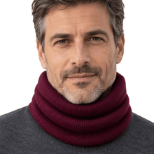 Carica l'immagine nel visualizzatore di Gallery, Riviera Collo In Cashmere Tubolare Prugna - STANGA Pelletteria