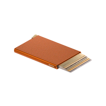 Carica l'immagine nel visualizzatore di Gallery, Secrid Cardprotector Cardprotector Fluted Premium Orange - STANGA Pelletteria